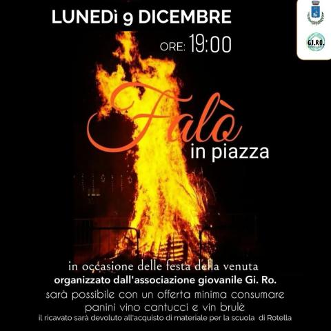 Falò in piazza